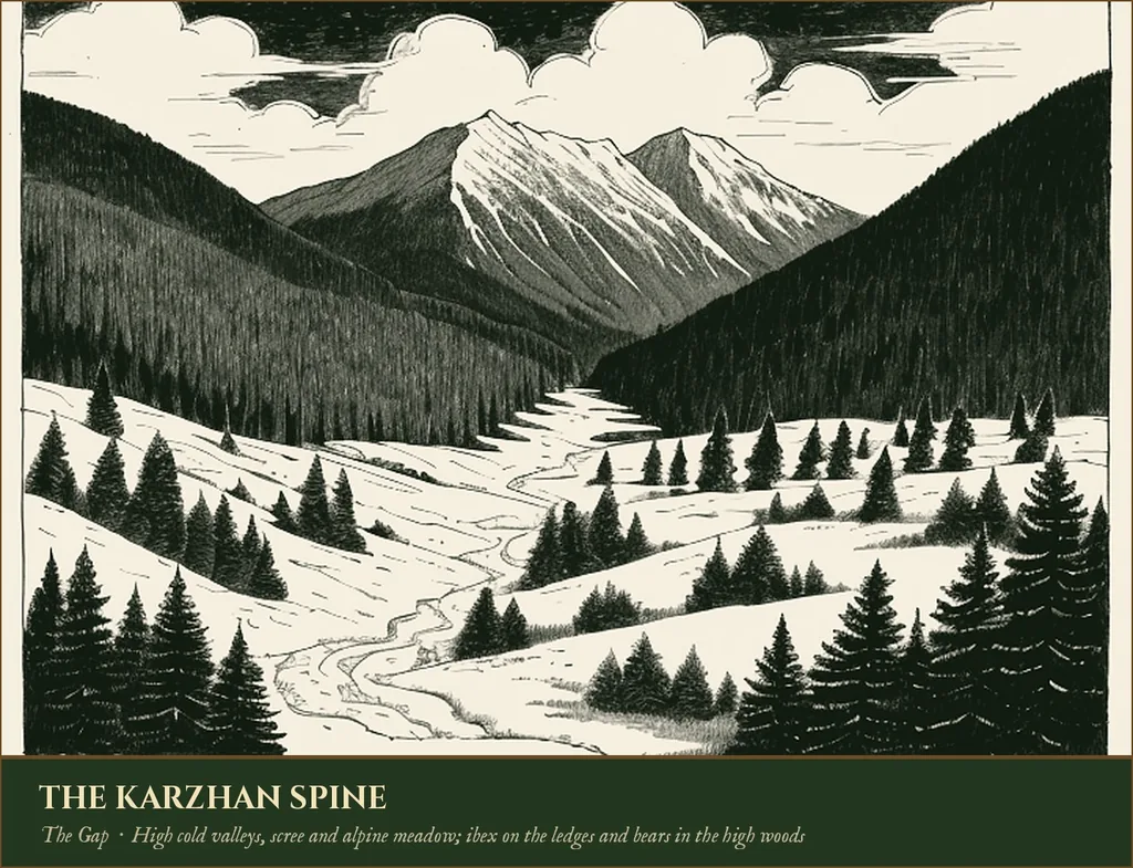 The Karzhan Spine