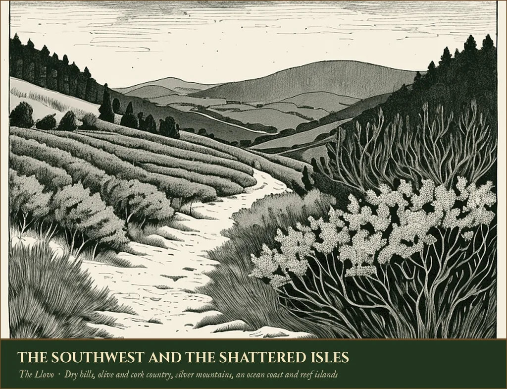 The Southwest and the Shattered Isles