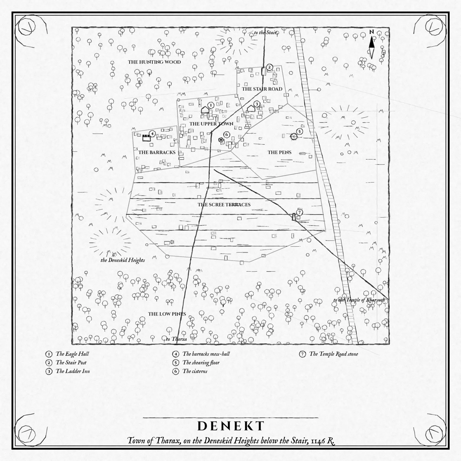 Map of Denekt