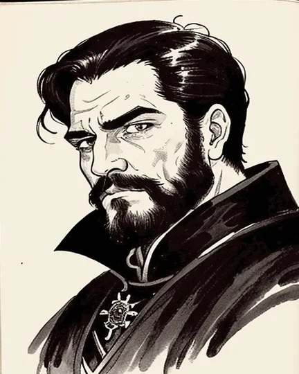 Portrait of Grand Master Arsoso Tirago of the White Thorn