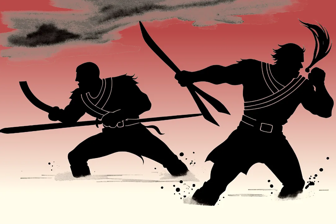 The axe on the ice, as the clans paint it.